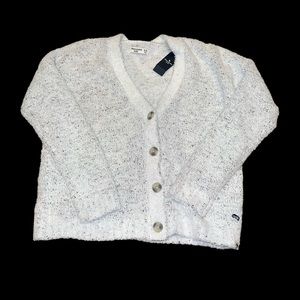 NEW Girls Abercrombie Kids Plush Cardigan Sweater 15/16
